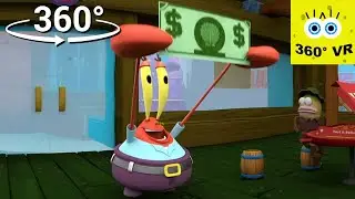 SpongeBob 360&deg; VR | Mr Krabs' Millionth dollar