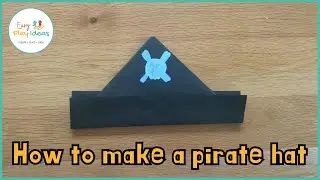 How to Make a Pirate Hat from Paper | Easy DIY Kids Craft
