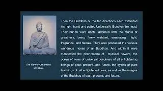 The Flower Ornament Scripture Book 3: The Meditation of  the Enlightening Being  Universally Good