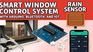 DIY IoT Smart Window Control System with Blynk | Wind & Rain Sensor Automation