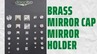 Round Mirror Cap, Mirror Holder - Mirror Bracket Manufacturer In Jamnagar - CP Finish - Pyramid Cap