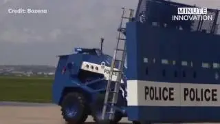 A giant high tech & anti riot vehicle!