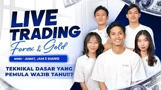 TEKNIKAL DASAR YANG PEMULA WAJIB TAHU!!? | LIVE TRADING FOREX & GOLD
