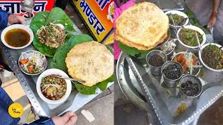 Haridwar Famous Bhagwati Ke Desi Ghee Wale Chole Bhature With Chana Soup Rs. 70/- l Street Food
