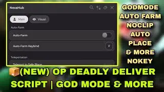 📦 (НОВИНКА) Скрипт OP Deadly Delivery | Режим бога, автоферма, заморозка монстров и многое другое...