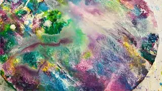 How To Paint EASY Abstract Art On Canvas: Simple Acrylic Painting Techniques