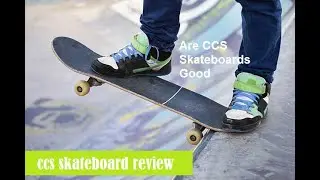 CCS Skateboard Complete Color Logo and Natural Wood