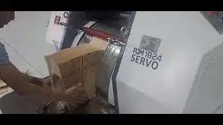 V Bottom Paper Bag Machine Installed in Saudi Arabia | PBM1824 SERVO
