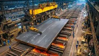 Inside The World's Leading Steel Mill. Mass Production Process& Industrial Manufacturing Documentary