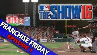 MLB 16: The Show - Franchise Friday #1 (Opening Day!) MLB 16 PS4 Gameplay