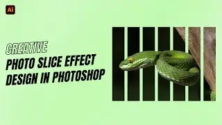 Creative Photo Slice Effect Design in Adobe Photoshop🚀