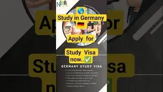 Study in Germany 🇩🇪 Apply for study visa now 🌎