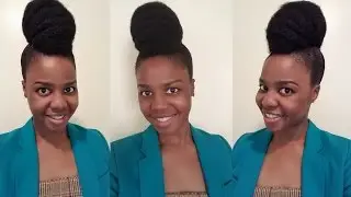 Easy Jumbo High Bun w/Cuban Twist Hair | Toia Barry