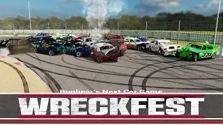 Having some fun on wreckfest Big Pile ups!