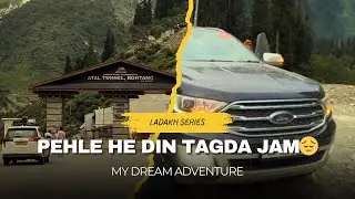 LADAKH JATE HUE PEHLE DIN HE MILA TAGDA TRAFFIC || LADAKH TRIP || VANSH VLOG || EPISODE 1