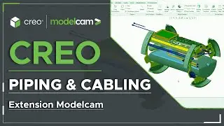 Creo Piping and Cabling Extension   Modelcam