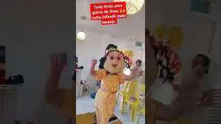 eita gl&oacute;ria ✋👏#ministerioinfantil #cultoinfantil #maiolaranja #ebdinfantil