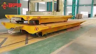 Motorized Transfer Platform, Factory Railway Cart, Explosion Proof Transporter Truck