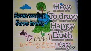 Happy Earth Day Drawing | MH Creative Creations |