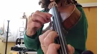 Violin plucking D Major