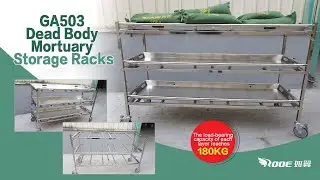 Load-bearing Test: Can This Corpse Storage Rack Trolley Really Bear 180kg Per Layer?