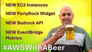 See the latest AWS announcements! NEW Amazon Bedrock API, NEW EC2 Instances, and more! #AWSWithABeer