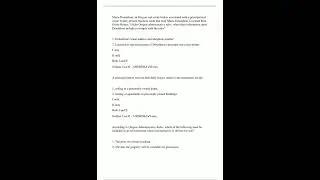 REAL ESTATE OREGON BROKER QUESTIONS AND ANSWERS WITH VERIFIED SOLUTIONS 100 CORRECT RATED A NEWLY UP