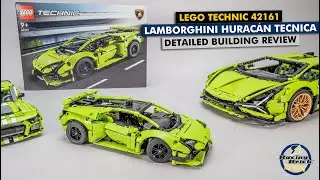 LEGO Technic 42161 Lamborghini Hurac&aacute;n Tecnica detailed building review