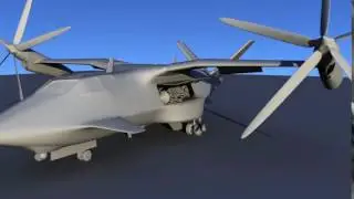 Rotary Missile Launcher Animation Test.