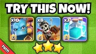 Insane NEW Dragon Rider + Super Minion Attack Strategy is Surprisingly GOOD! | Clash of Clans