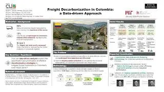 Freight Decarbonization in Colombia: a Data-driven Approach