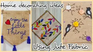 3 Jute Craft Ideas | Home decorating ideas using Jute fabric | DIY Jute Craft Ideas | Handmade