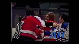 NHL Dec. 16, 1979 New York Rangers v Philadelphia Flyers (R) Don Maloney v Andre Dupont (R)