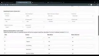 AUD Application Form Tutorial UG
