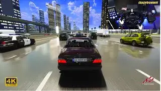 DUBAI - ABU DHABI HIGHWAY (SHEIKH ZAYED ROAD) - ASSETTO CORSA GAMEPLAY