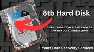Seagate Skyhawk 8 TB Internal SATA Hard Drive 256MB Cache for Security System 3Years Data Recovery