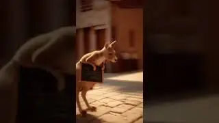 A Kangaroo Steals Royal Messenger&rsquo;s Tablet