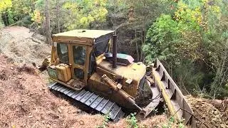 ANOTHER CHALLENGING AND ACTION PACKED AREA ROAD CONSTRUCTION WITH CATERPILLAR BULLDOZERS