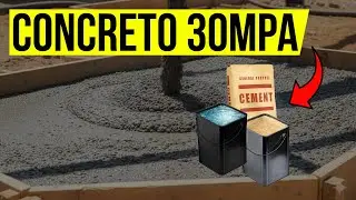 COMO FAZER CONCRETO 30 MPA (MEDIDAS E DOSAGEM PARA CONCRETO)