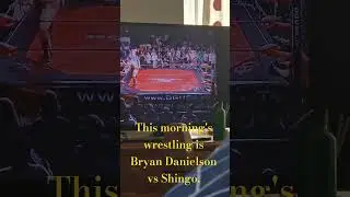 Bryan Danielson vs Shingo this morning. #wrestling #prowrestling #aew #wee #njpw #dgusa #mustwatch