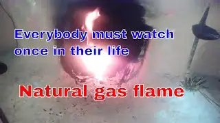 Dailekh flame from natural gas