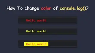 Javascript Magic 3 - Level Up Your JavaScript Logs: Styling console.log Messages