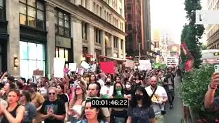 New York 2020s Pro Abortion Protests After Dobbs Decision Roe Vs Wade