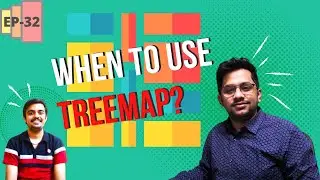 EP-32| Where're treemaps used? How're categorical data represented? Why is it rectangular in shape?