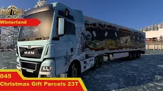 Euro Truck Simulator 2 045 Winterland. Chios(GR) - Post Office(WL) 90 Km (Gameplay) 1440p