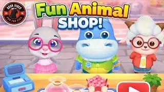 Fun Animal Shop 🐰🦛🐑 | Kids Shopping Game#cartoon #gaming #video 