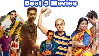 Ayushmann Khurrana Best 5 Movies List | Bollywood | CiniHood