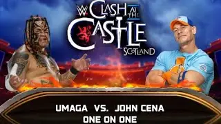 #WWE2K25 UMAGA vs. JOHN CENA. #EXTREME RULES CLASH AT THE CASTLE SCOTLAND #ONE ON ONE bloodlines
