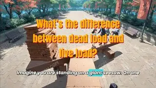What&rsquo;s the difference between dead load and live load? #structuraldesign #engineering #building