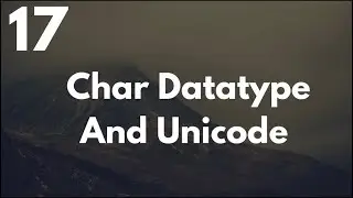 Char Datatype And Unicode Relation